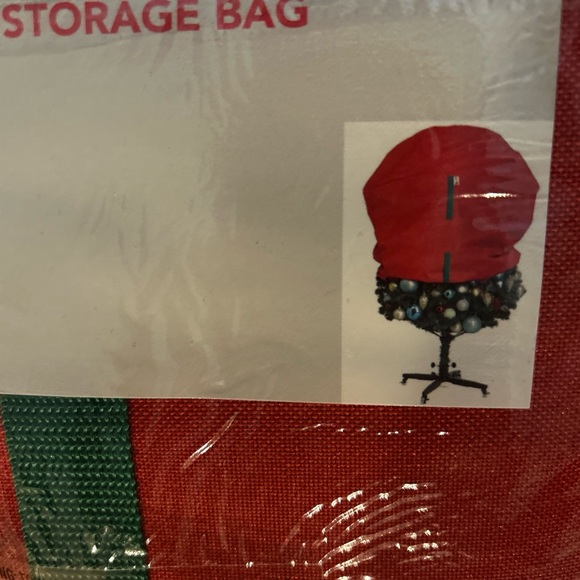 Red Topiary Christmas Tree Storage Bag - Picture 3 of 4